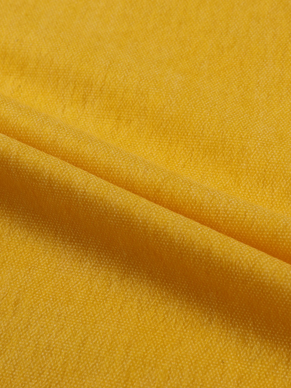 Entoilage non tissé fusible de vêtement de haute qualité de couleur légère de polyester+nylon jaune